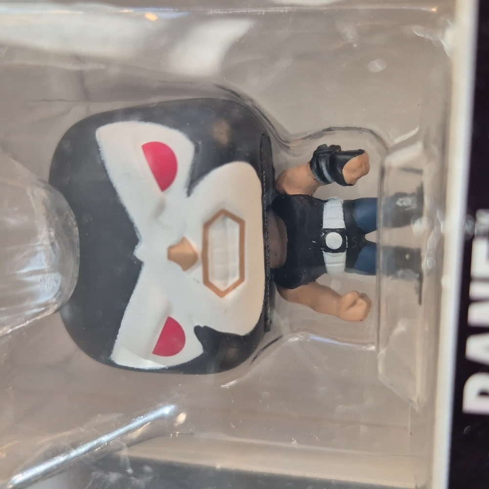 Funko × DC BatmanAnimatedSeries BANE Pocket POP Keychain - White & Black.
